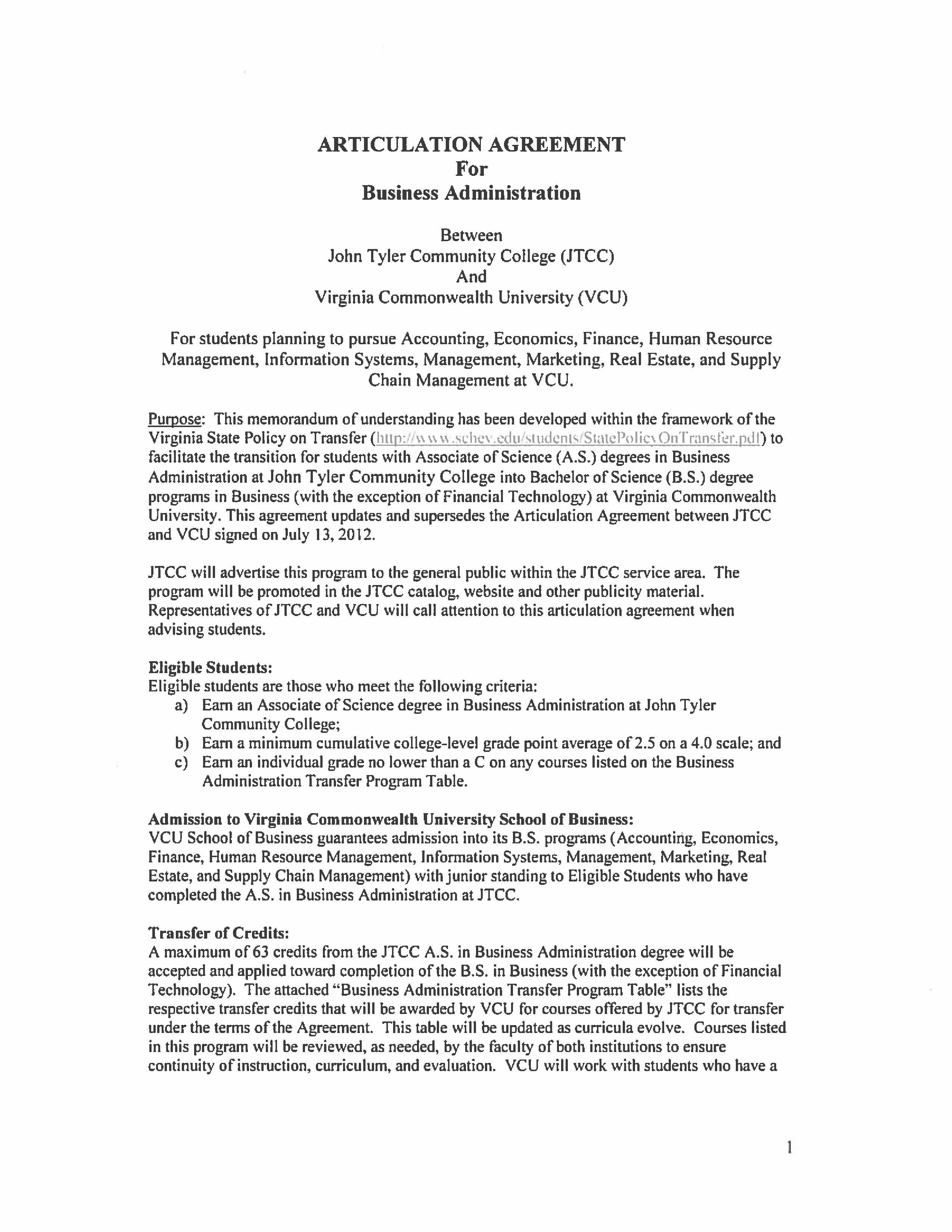business administration articulation agreements Hauptschablonenbild