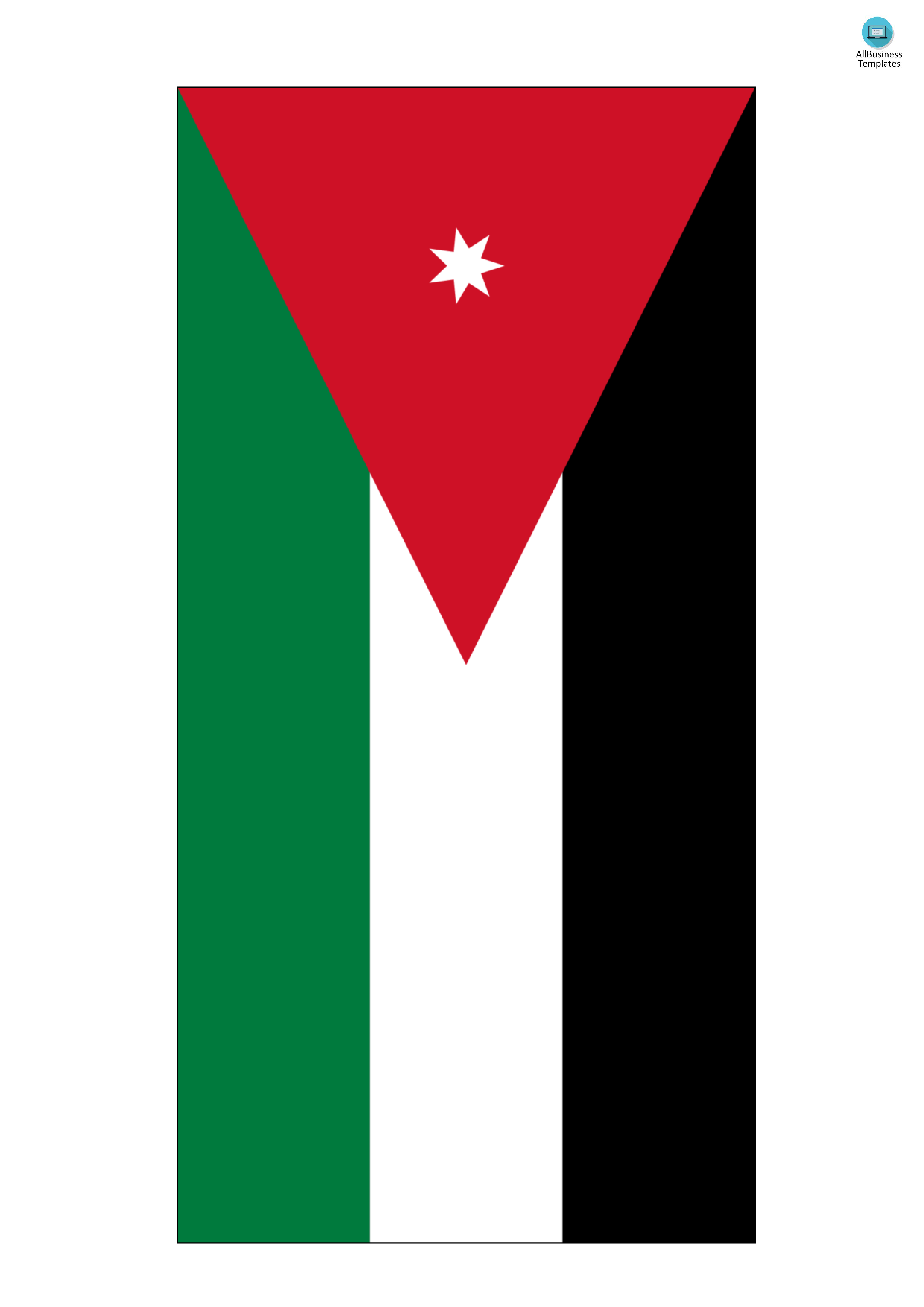 jordan flag Hauptschablonenbild