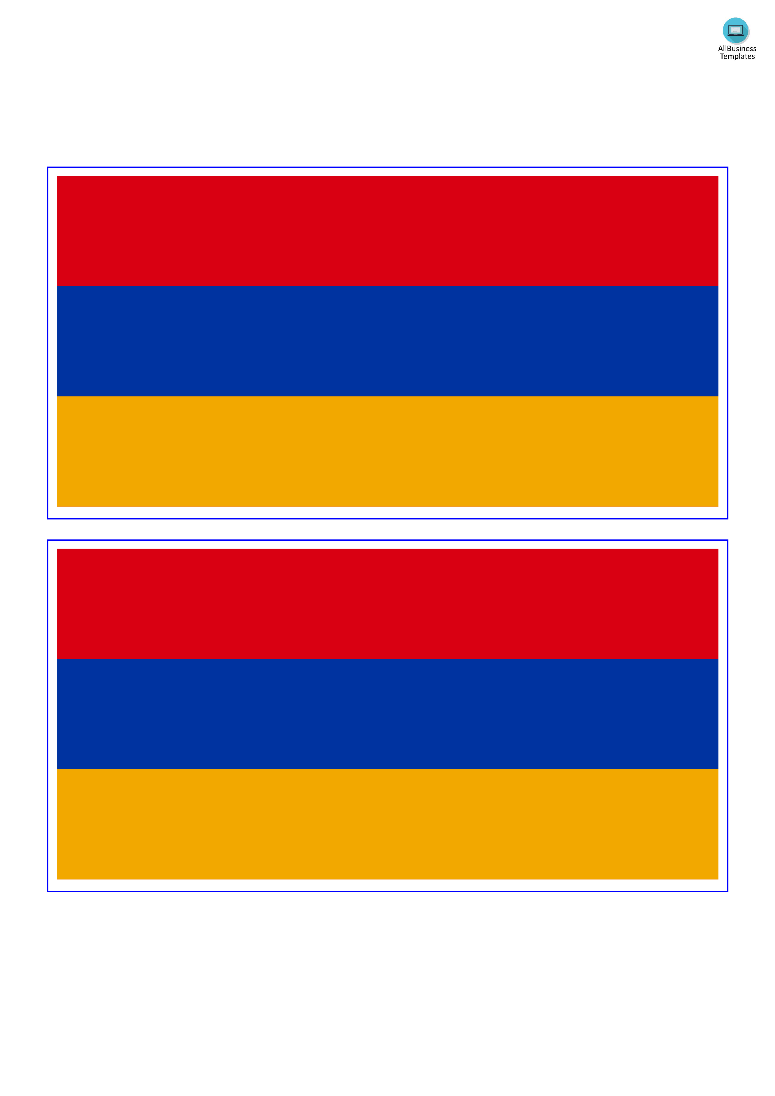 armenia flag voorbeeld afbeelding 