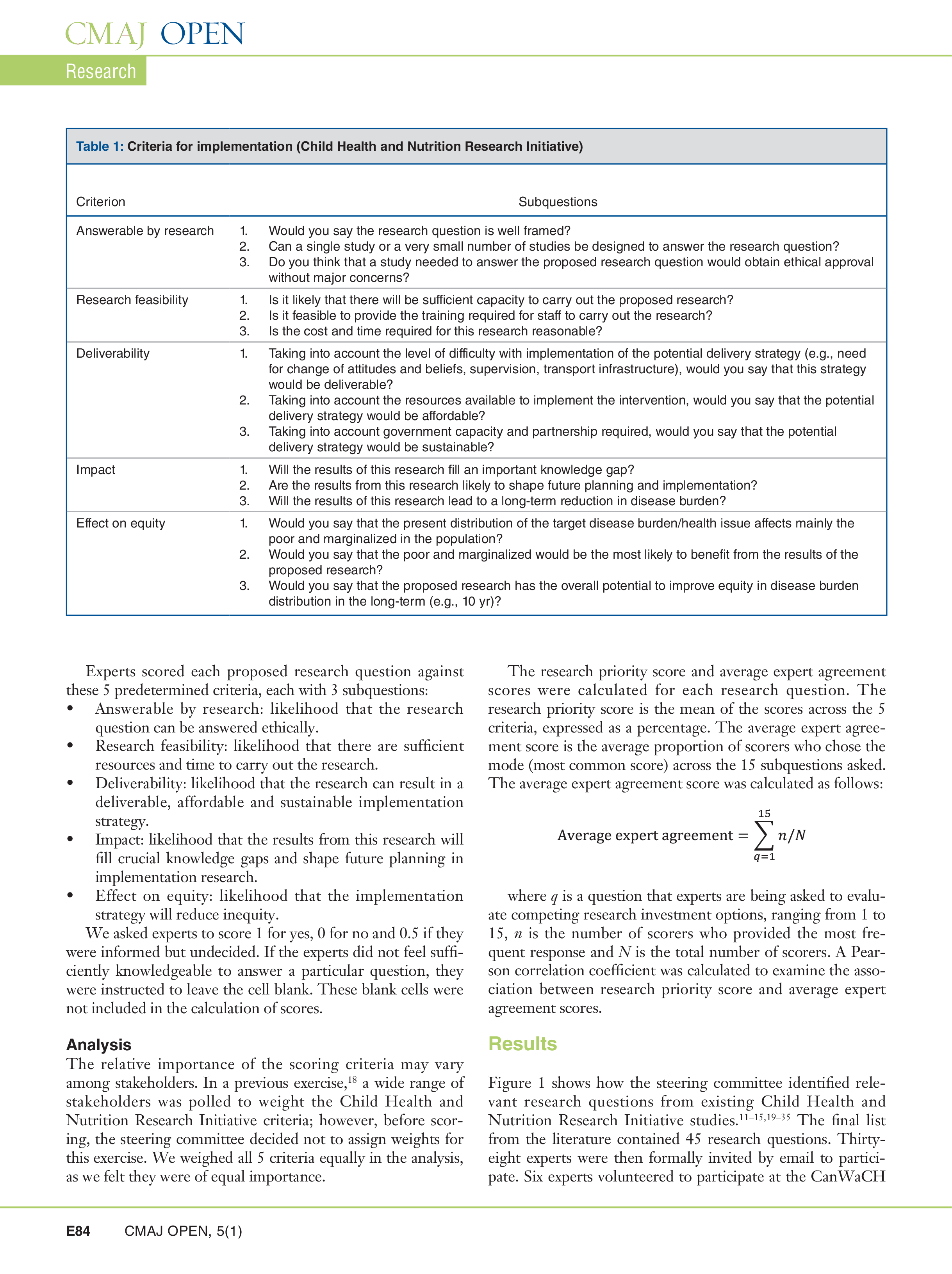 implementation research agenda modèles