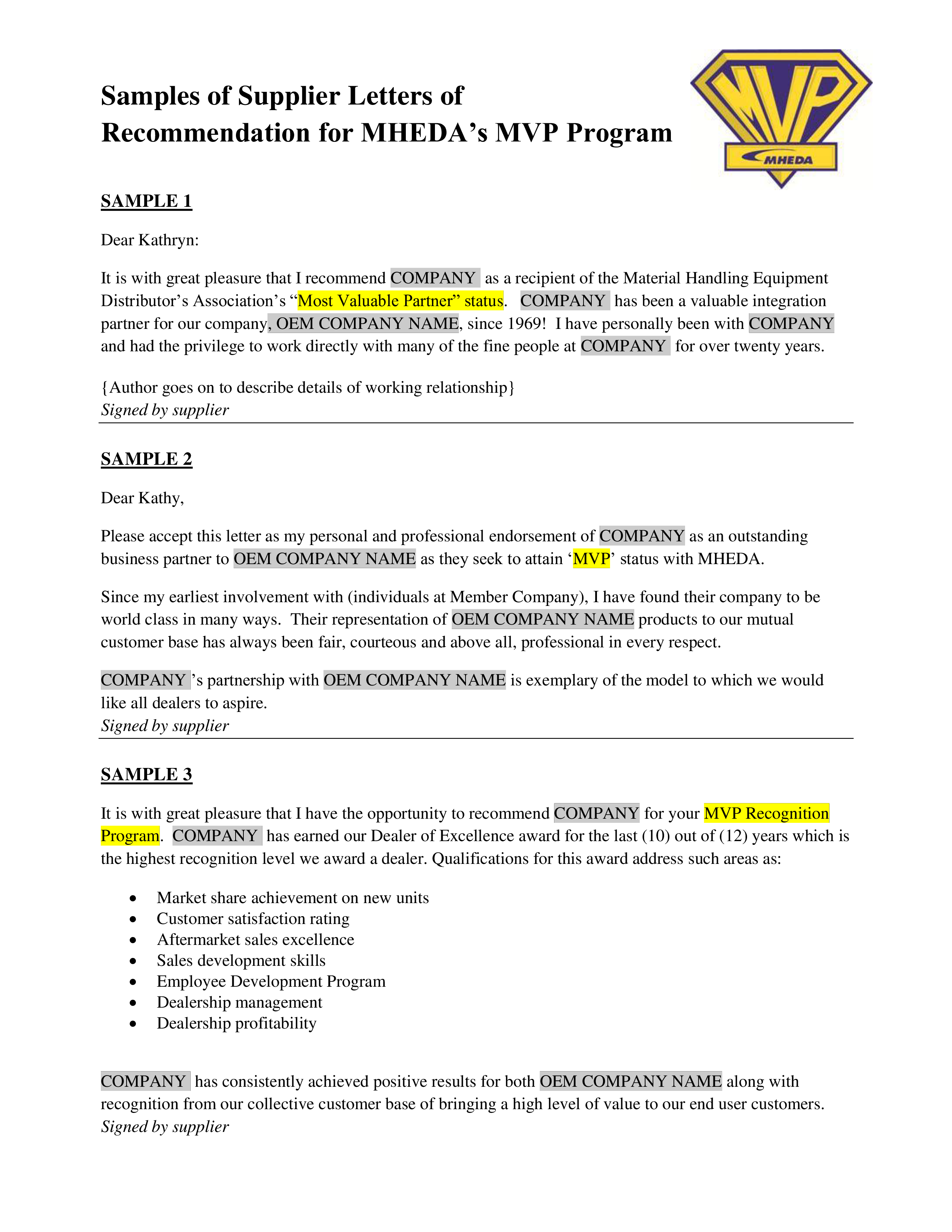 company business recommendation letter voorbeeld afbeelding 