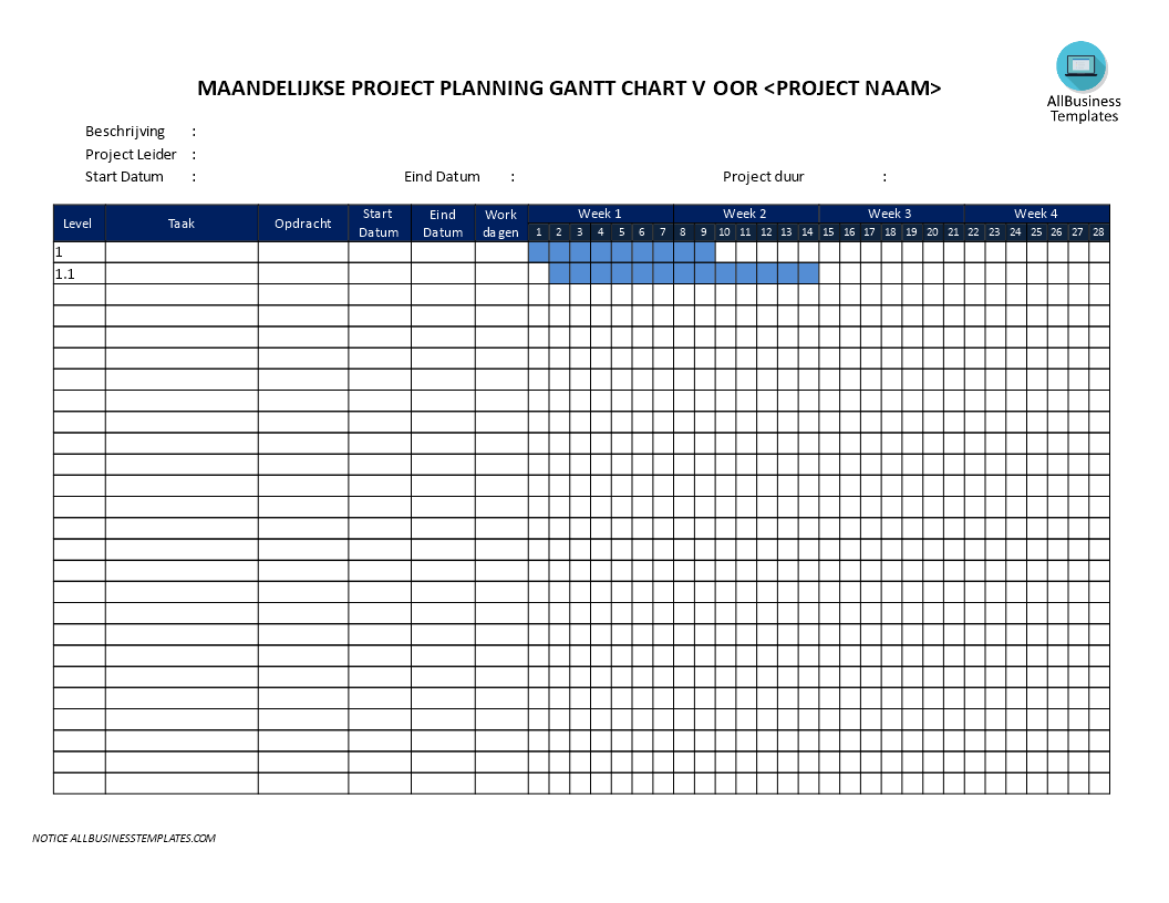 gantt diagram template modèles