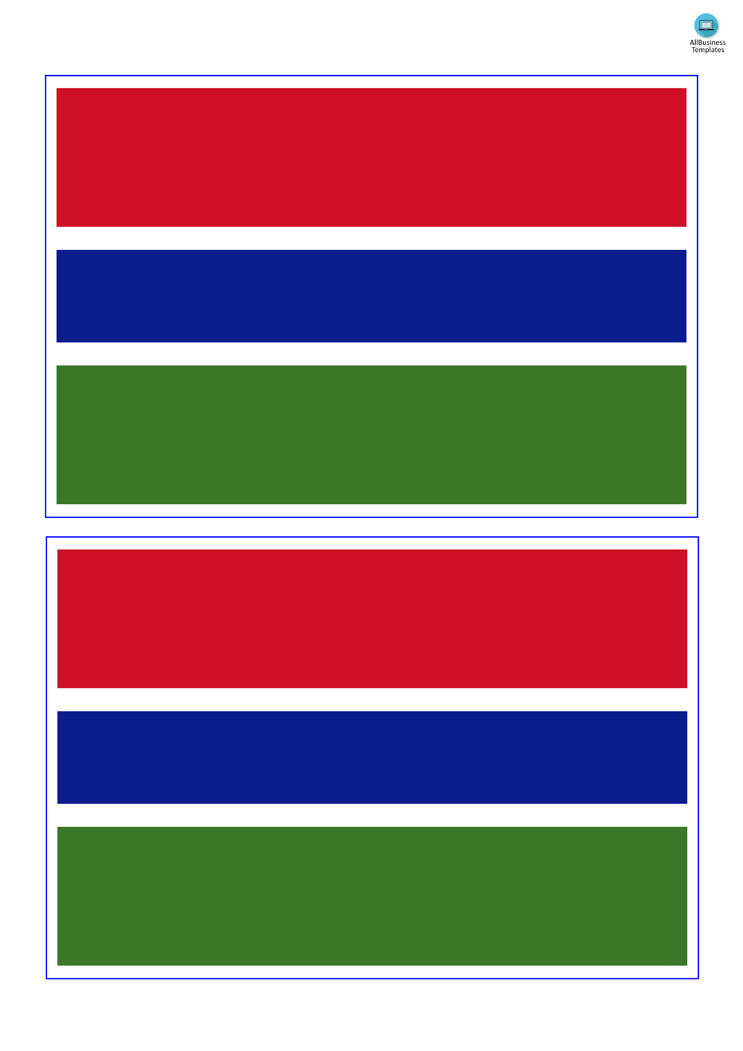 Gambia Flag main image