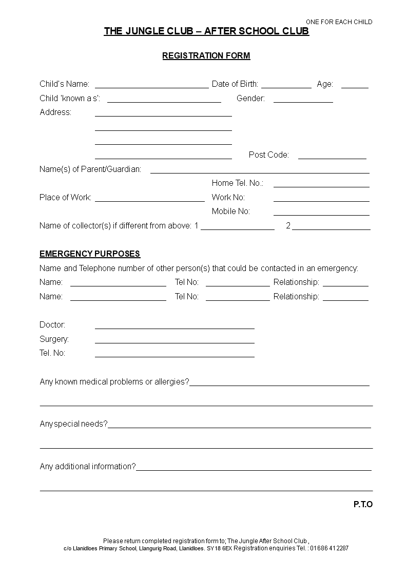 printable medical consent form Hauptschablonenbild