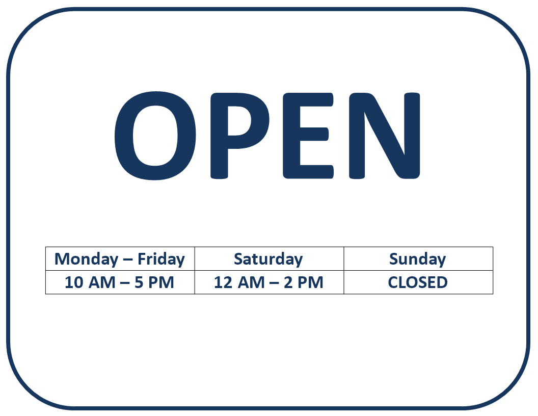 we're open sign template