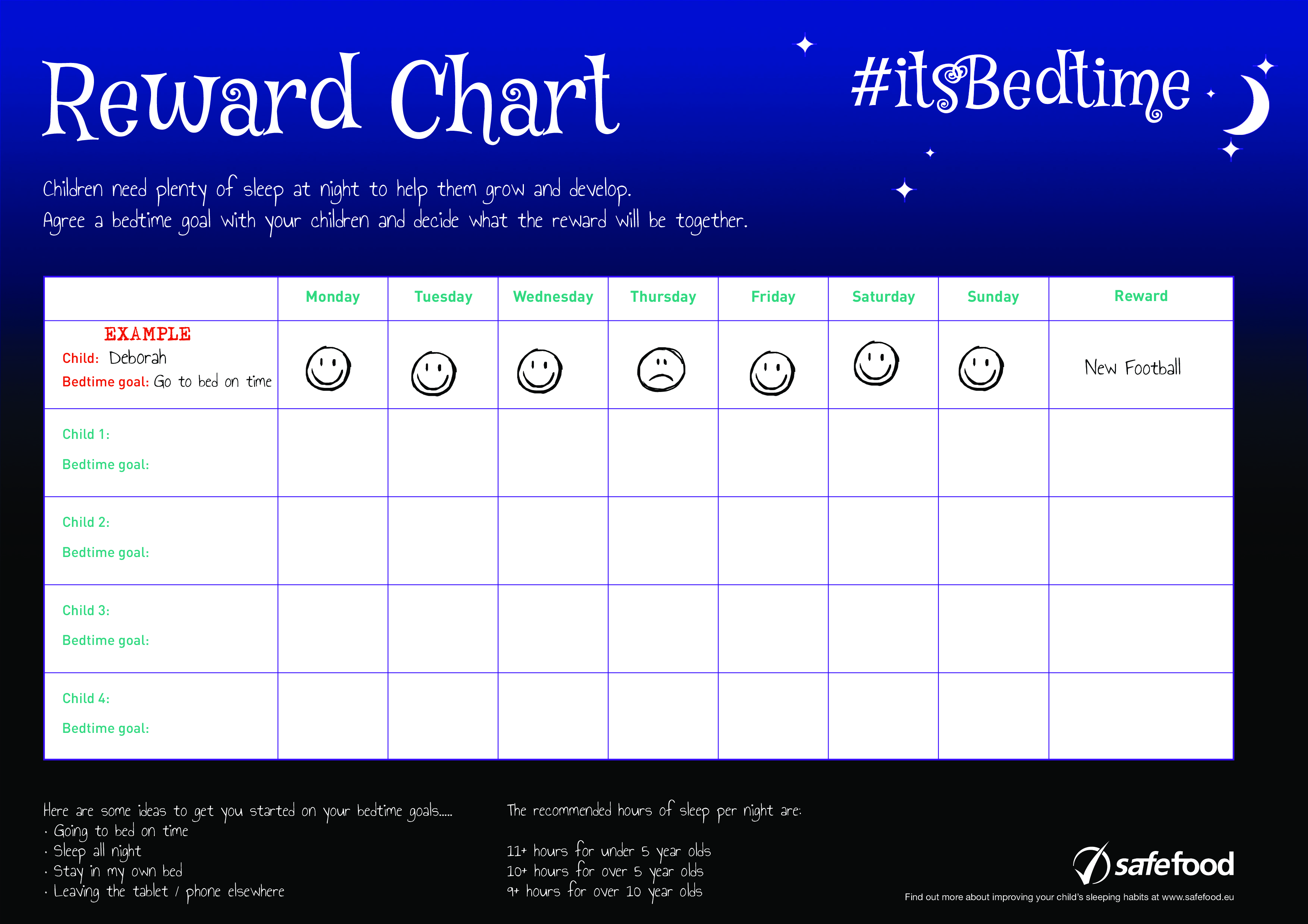 Child Goal Chart