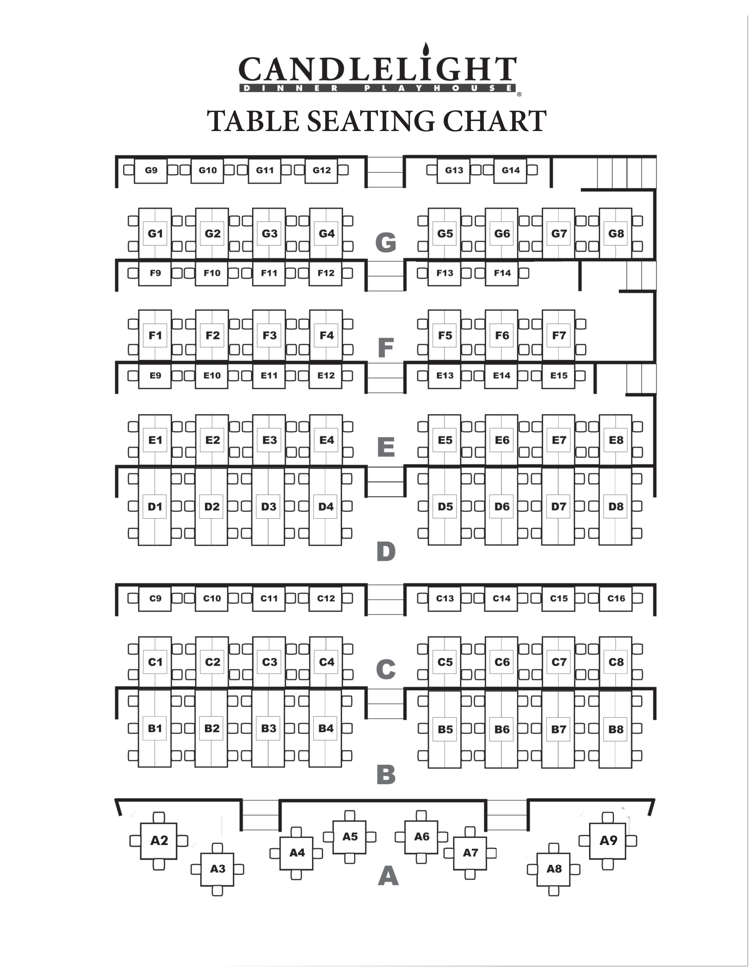 table seating modèles