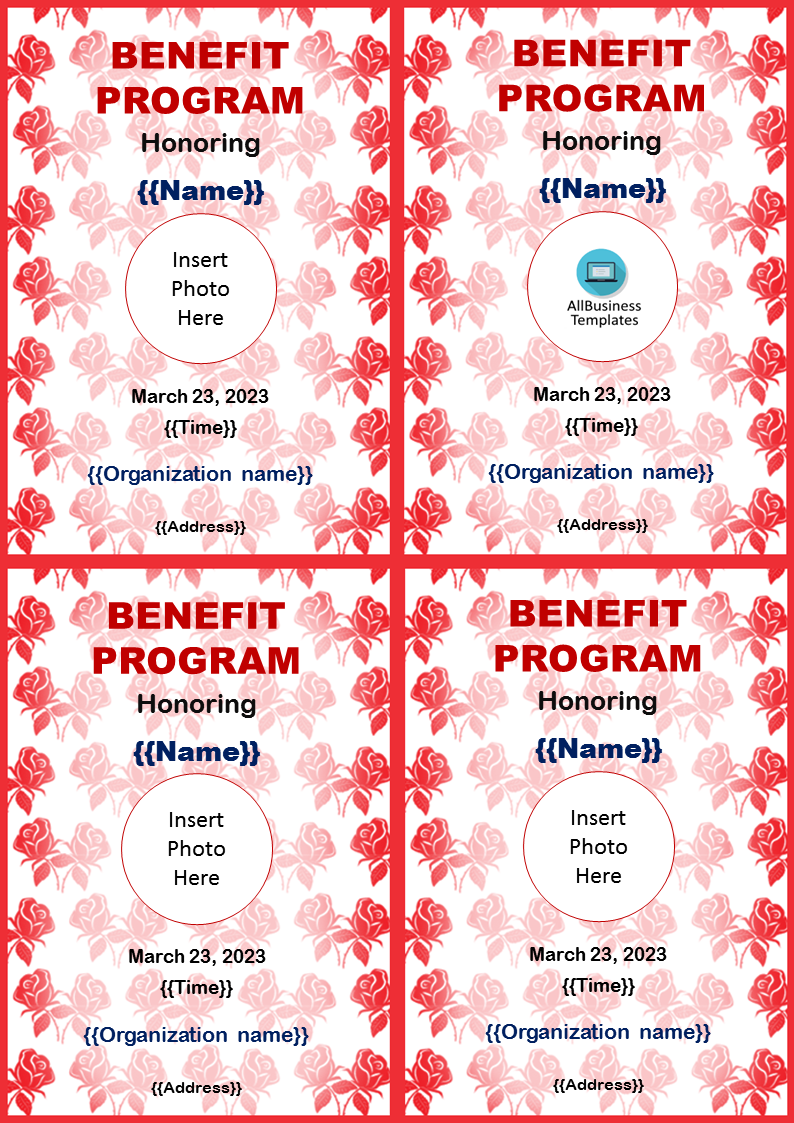 benefit flyer template voorbeeld afbeelding 