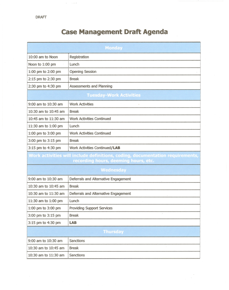 case management Hauptschablonenbild