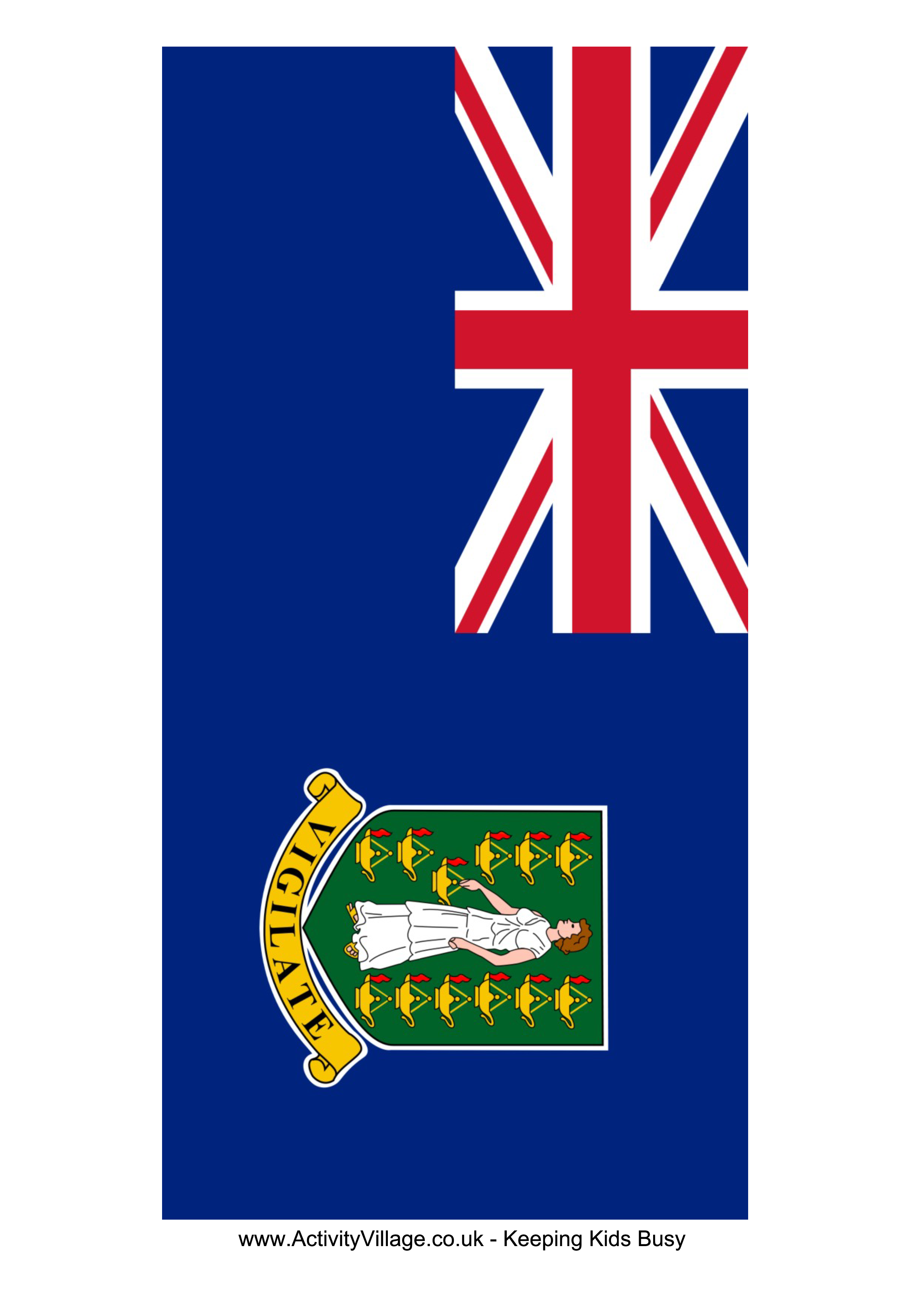 british virgin islands flag plantilla imagen principal