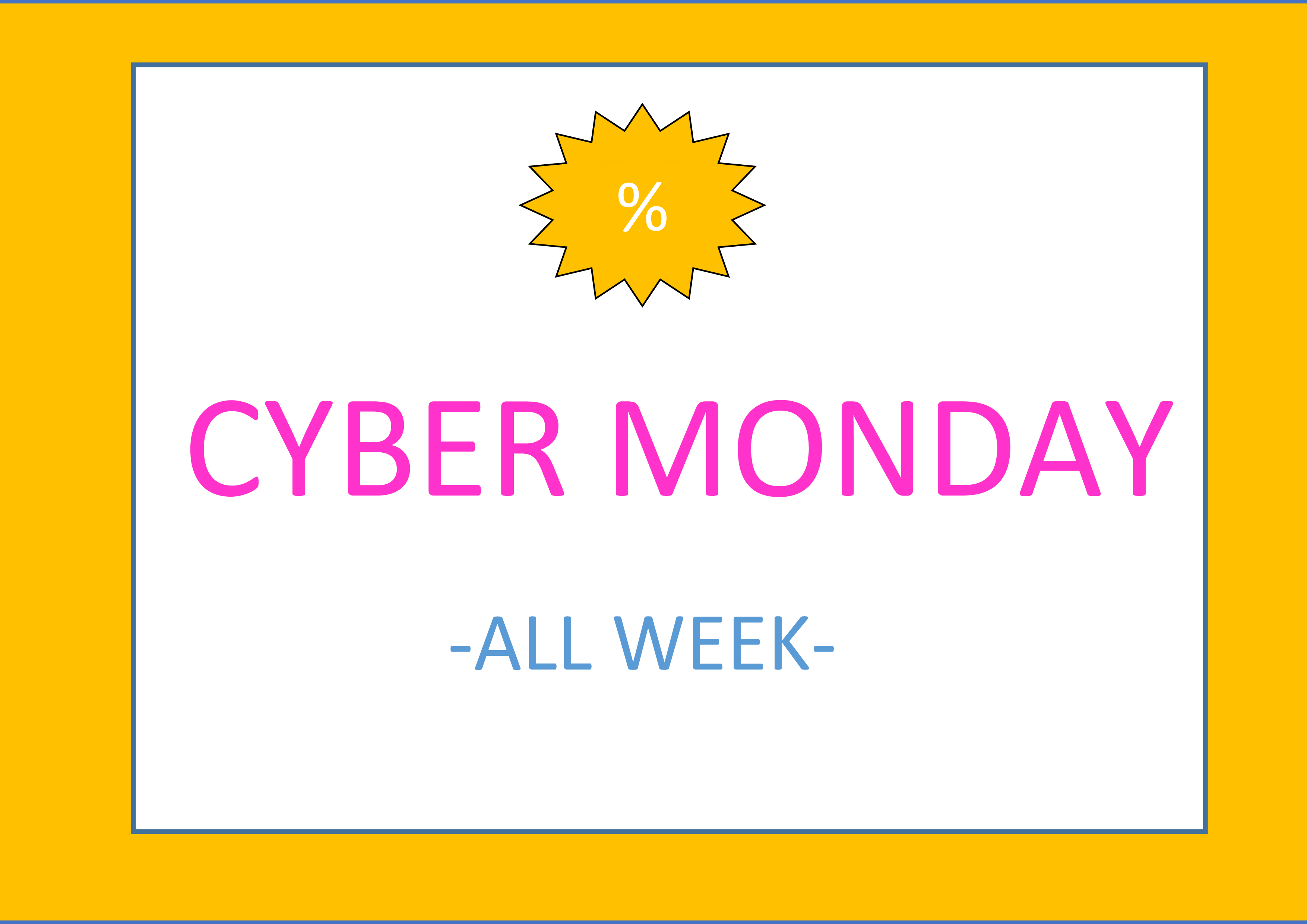 Cyber Monday Flyer main image