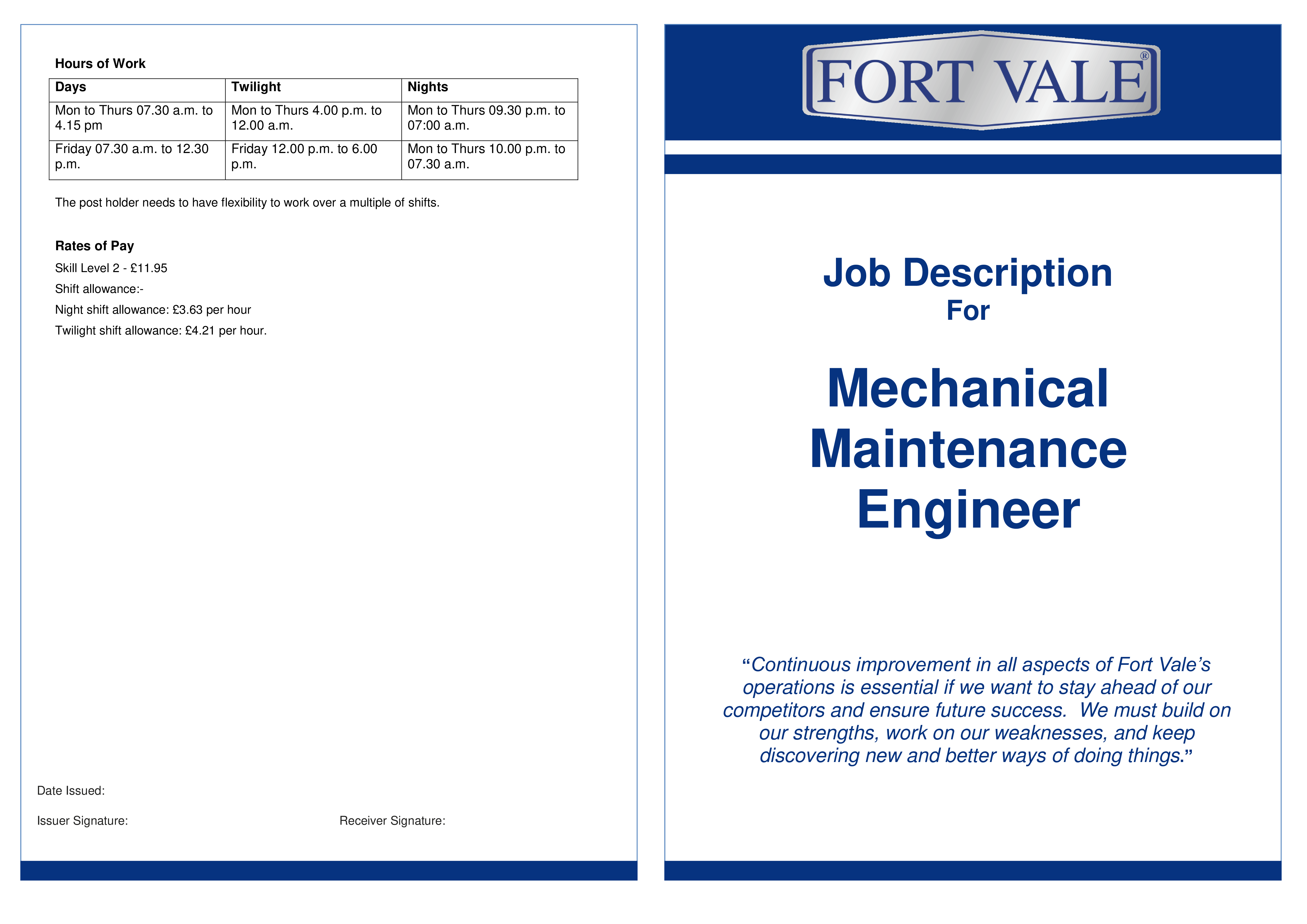 mechanical engineer job description voorbeeld afbeelding 