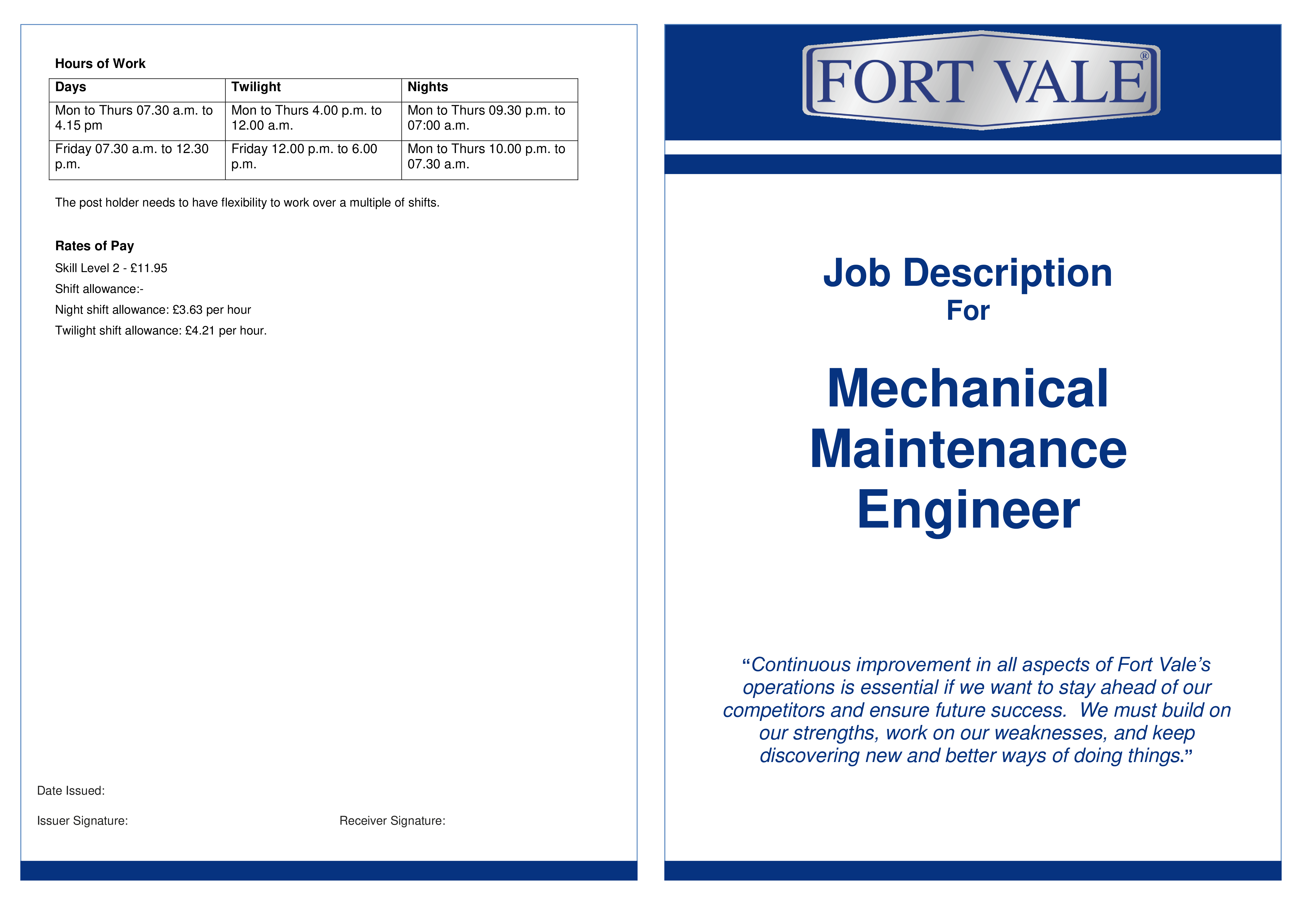 mechanical engineer job description template