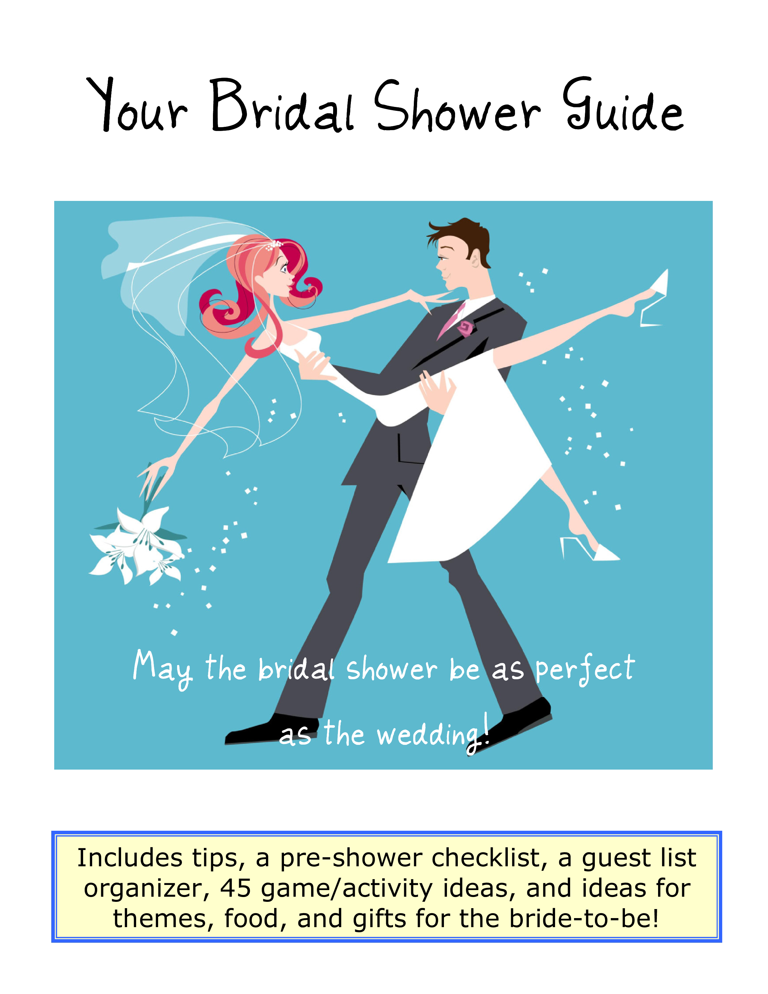 bridal shower to do list printable Hauptschablonenbild