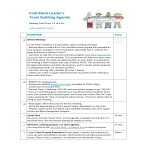 Team Building Agenda Schedule gratis en premium templates