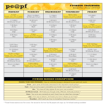 Fitness Training Calendar gratis en premium templates