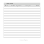 template topic preview image Customer Payment Log
