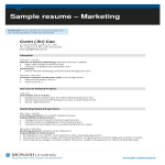 Digital Marketing Associate Resume template gratis en premium templates