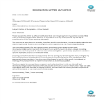 Vorschaubild der VorlageWork Notice Resignation Letter