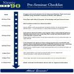 Pre Seminar Checklist gratis en premium templates