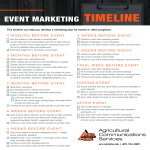 Event Marketing Timeline gratis en premium templates