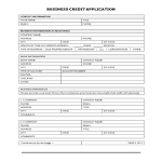 template topic preview image Free business credit application form