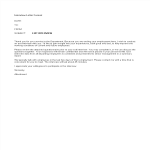 Interview Letter Format in Word gratis en premium templates