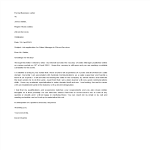template topic preview image General Business Letter In Word