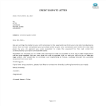 Credit Dispute Letter gratis en premium templates