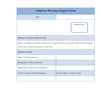 template topic preview image Employee Purchase Request Form
