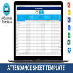 template preview imageAttendance Sheet