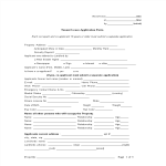 Tenant Lease Application Form gratis en premium templates