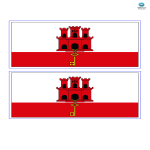 Vorschaubild der VorlageGibraltar Flag