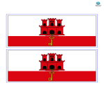 template preview imageGibraltar Flag