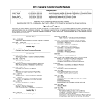 Conference Agenda Schedule gratis en premium templates