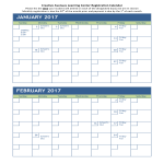 Planning Calendar Per Month gratis en premium templates