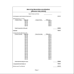 Monthly Bank Reconciliation Template gratis en premium templates