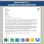 template topic preview image Aanbevelingsbrief Voorbeeld