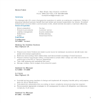 template topic preview image Resume Format For Taxation Manager