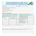 template topic preview image Infant Personal Care Plan