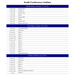 Conference Registration List gratis en premium templates