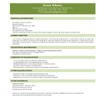 Fresher Graduate Resume Format gratis en premium templates