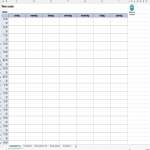 template topic preview image Week Rooster Excel