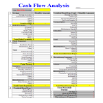 Cash-flow statement Excel gratis en premium templates