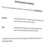 template preview imageNon Disclosure Agreement Template