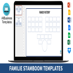 Familie Stamboom gratis en premium templates