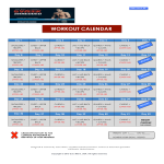 Weekly Workout Calendar Sample gratis en premium templates