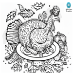 Printable thank you drawing Thanskgiving gratis en premium templates