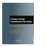 Strategic Communication Plan Outline gratis en premium templates