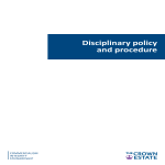 Disciplinary Policy And Procedure gratis en premium templates